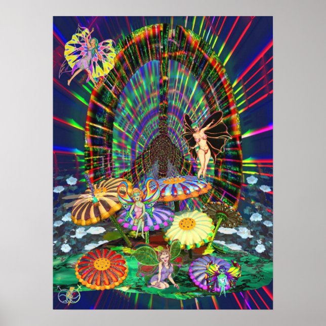 Peace Retro Poster (Vorne)