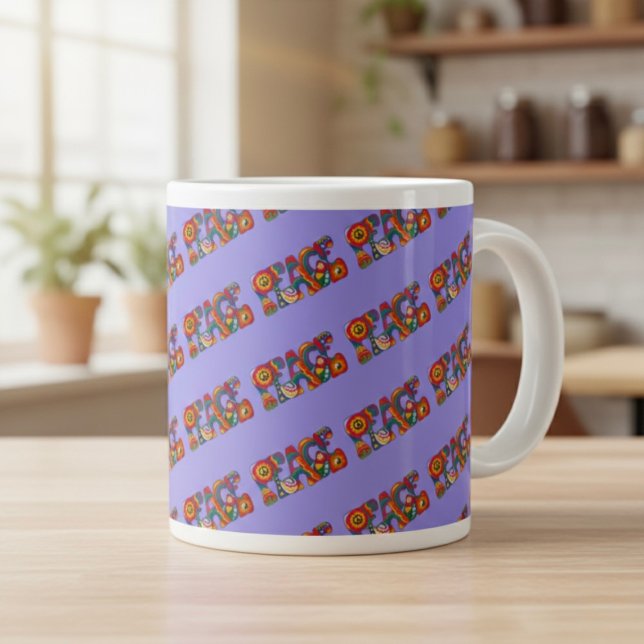 Peace Riese Coffee Tasse (Von Creator hochgeladen)