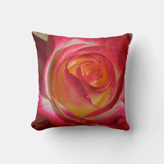 Peace Rose nah-up Throw Kissen (Vorderseite)