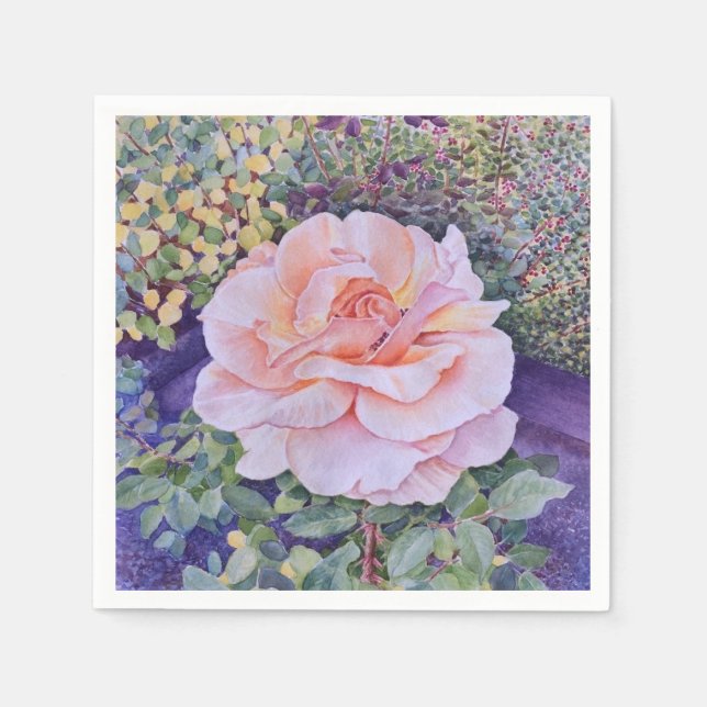 Peace Rose Serviette (Vorderseite)