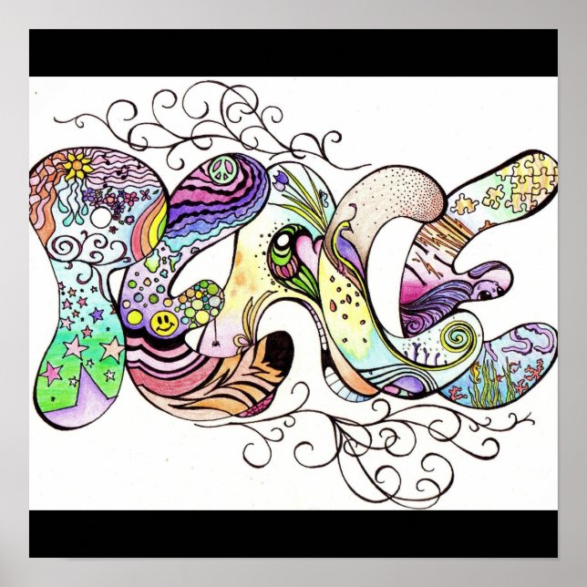 Peace Scroll Poster (Vorne)