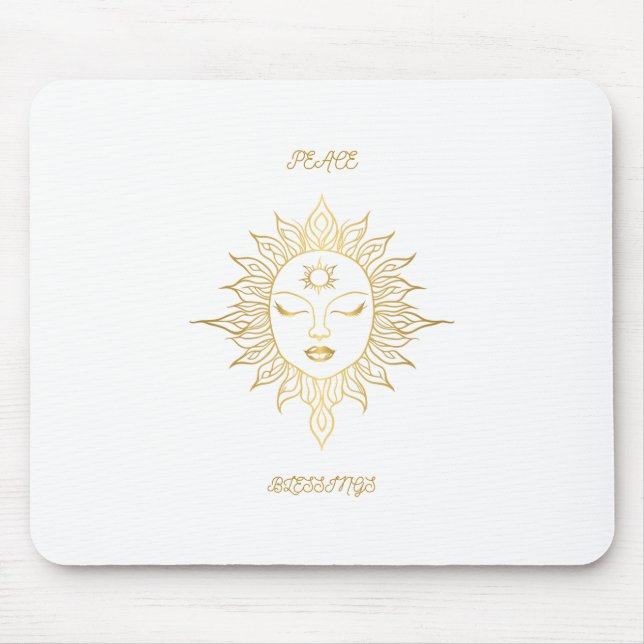 Peace Sessings Mouse Pad Mousepad (Vorne)