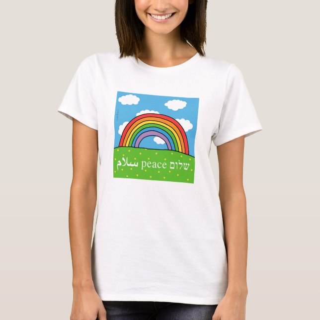 Peace Shalom Salaam T - Shirt (Vorderseite)