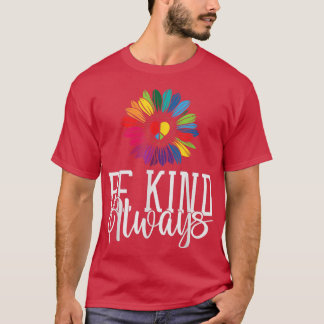 Peace Sign Be Kind Hippie Motivation Kindness Medi T-Shirt