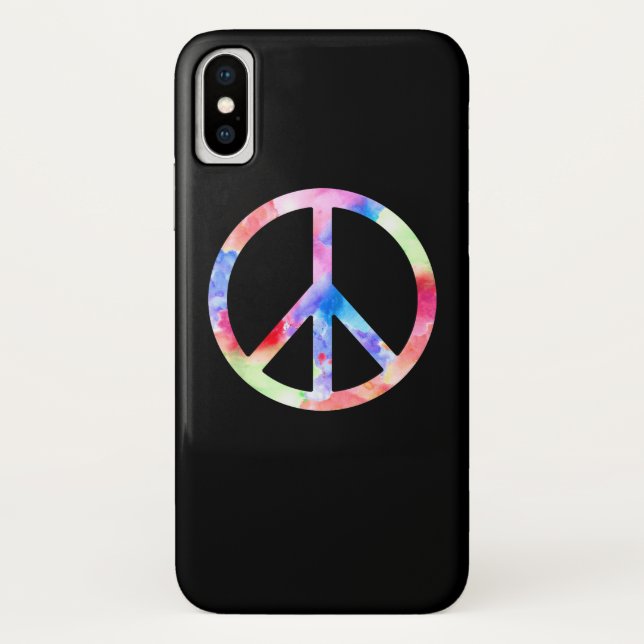 Peace Sign Colorful Case-Mate iPhone Hülle (Rückseite)