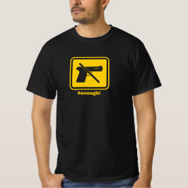Peace sign Enough End Gun Violence T-Shirt