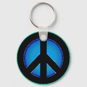 PEACE SIGN KEY CHAIN SCHLÜSSELANHÄNGER