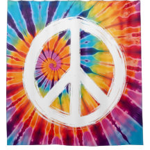 Peace Sign Krawatte-Dye