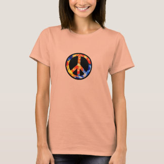 Peace Sign Krawatte-Dye T-Shirt