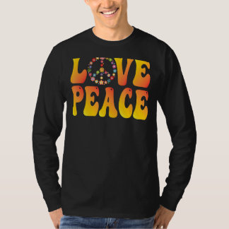 Peace Sign Liebe 1960er Jahre Gefärbte Krawatte Gr T-Shirt