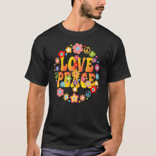 Peace Sign Liebe 1960er Jahre Gefärbte Krawatte Gr T-Shirt