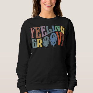 Peace Sign Liebe 60er 70er Gefärbte Krawatte Hippi Sweatshirt