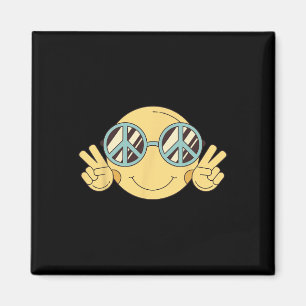 PEACE SIGN LIEBE 60er 70er Groovy Hippie Kostümhal Magnet