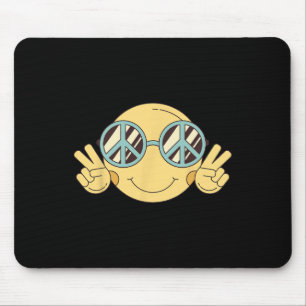 PEACE SIGN LIEBE 60er 70er Groovy Hippie Kostümhal Mousepad