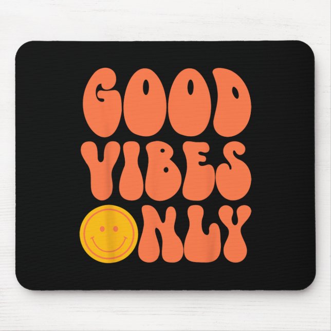 PEACE SIGN LOVE 60s 70s Tie Dye Hippie Halloween C Mousepad (Vorne)