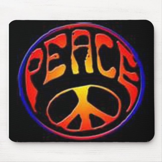 Peace Sign Mousepad (Vorne)