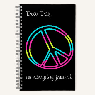 Peace Sign Notizbuch