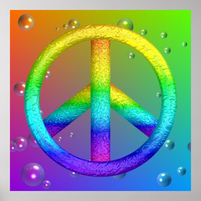 Peace Sign Poster (Vorne)
