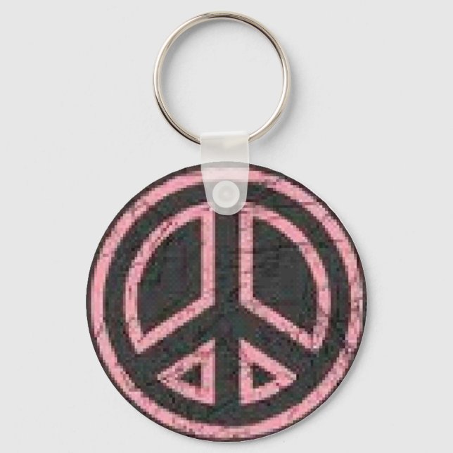 Peace Sign Schlüsselanhänger (Vorderseite)