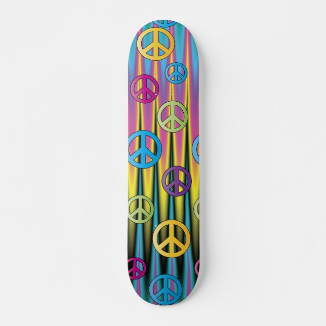 Peace Sign Skate Skateboard (Vorne)