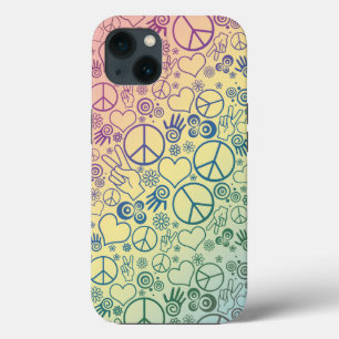 Peace Sign Symbol Rainbow Case-Mate iPhone Hülle
