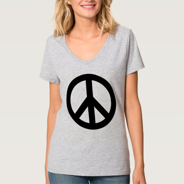 Peace Sign Symbol T-Shirt (Vorderseite)