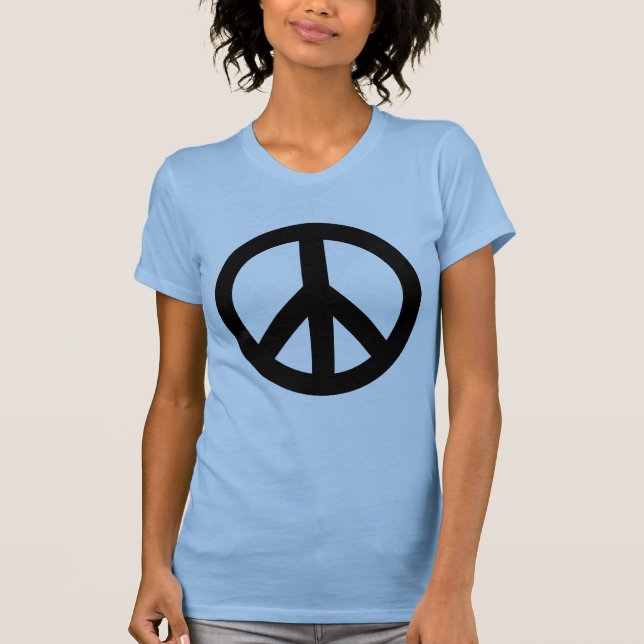 Peace Sign Symbol T-Shirt (Vorderseite)
