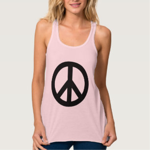 Peace Sign Symbol Tank Top