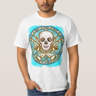 Peace Skeleton Skull T - Shirt