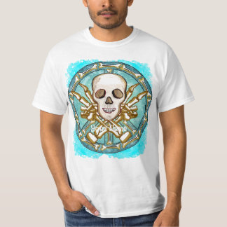 Peace Skeleton Skull T - Shirt