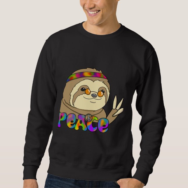 Peace Sloth Sweatshirt (Vorderseite)