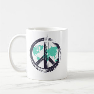 Peace Symbol Niedlich Peace Sign Sign - Frauenzeic Kaffeetasse