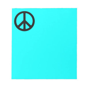 Peace Symbol Notepad Notizblock