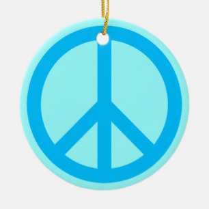 Peace Symbol Ornament