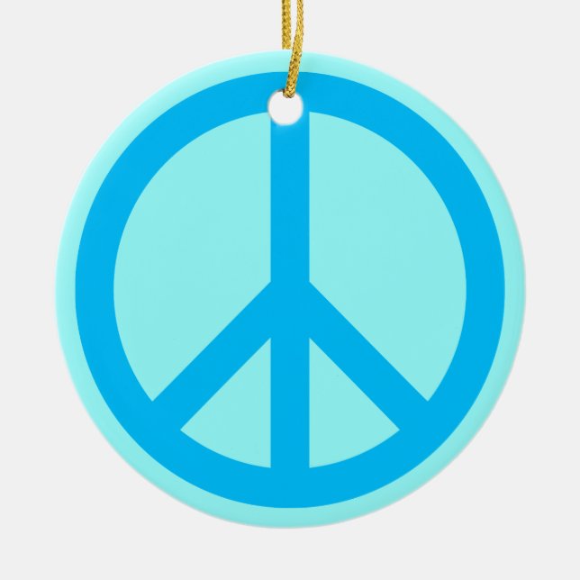 Peace Symbol Ornament (Vorne)