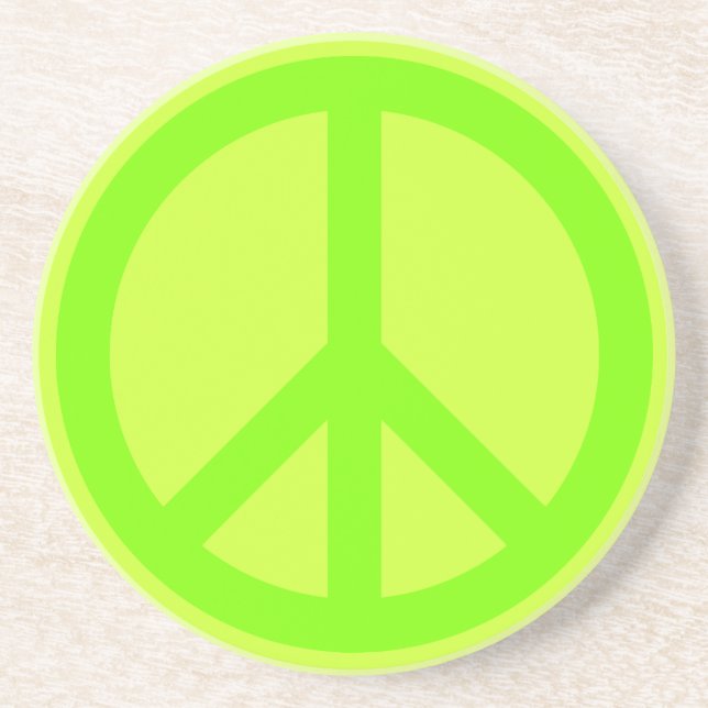 Peace Symbol Untersetzer (Vorne)