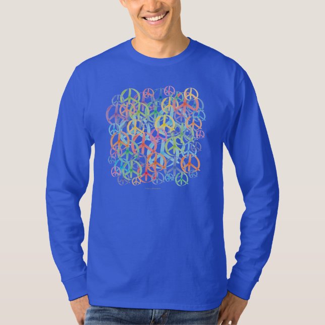 Peace Symbols Art T-Shirt (Vorderseite)