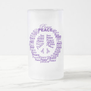 Peace Tasse - wählen Sie Stil & Farbe