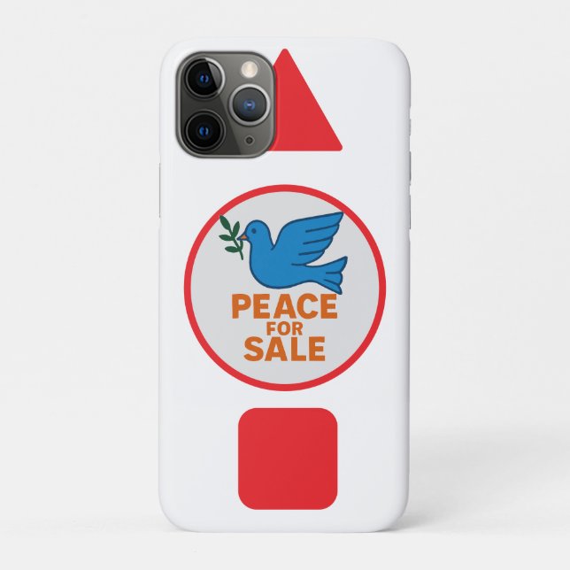 Peace theme designed phone case (Rückseite)
