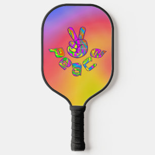 PEACE Tiedyed Pickleball Paddle
