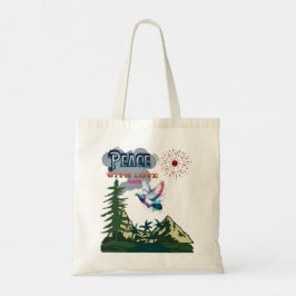 Peace Tote Bag - Minimalistische Inspiration Tragetasche