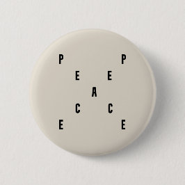 Peace Typography Button