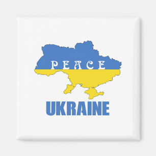 Peace Ukraine - Unterstützung von Frieden und Lieb Magnet