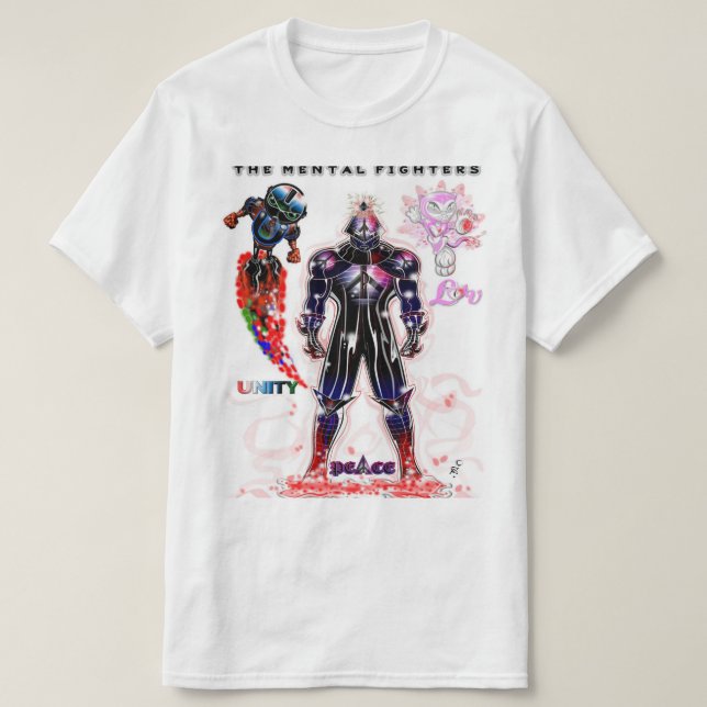 PEACE UNITY AND LOVE T-Shirt (Design vorne)