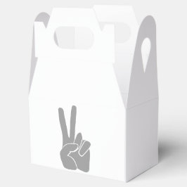 Peace Victory Hand Gesture Gunst Box Geschenkschachtel