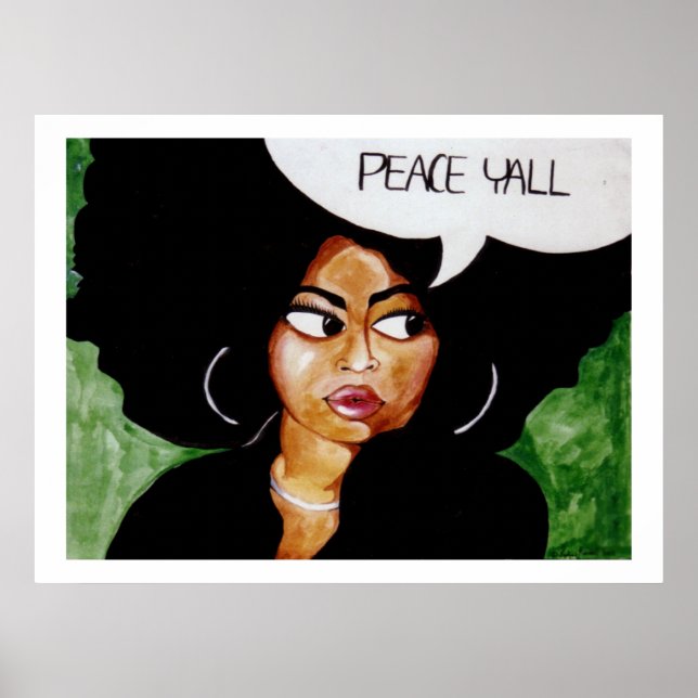 Peace Y'all Poster (Vorne)