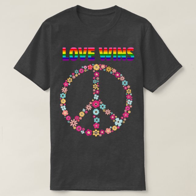 PeaceFlower-Liebe T-Shirt (Design vorne)