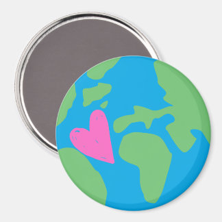 peaceful earth magnet