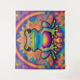 Peaceful Froggy Vibes for Your Space Wandteppich