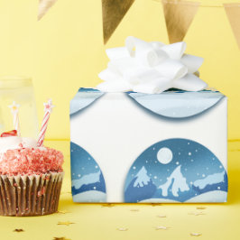 Peaceful Frosted Landscape Geschenkpapier